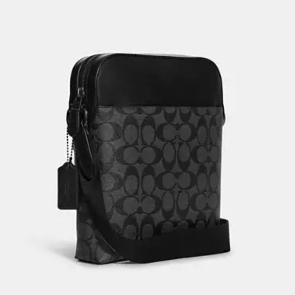 Coach...Houston Flight Bag In Signature Canvasx - Picture 2 of 13
